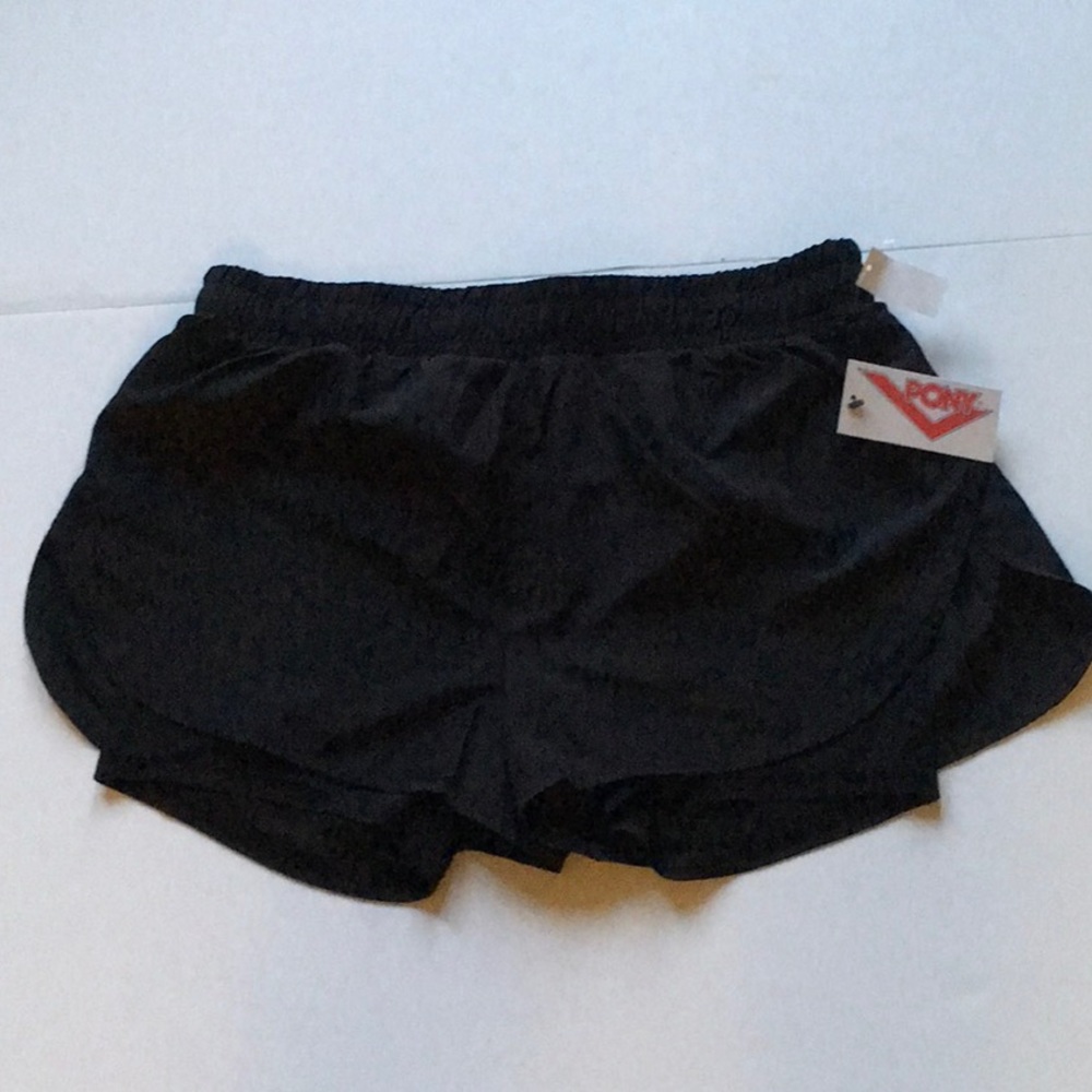NWT Pony Running Shorts Size XL Black From Mystery Box (